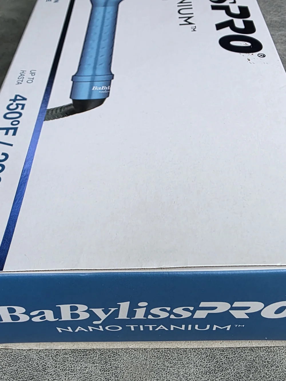 BaBylissPro Nano Titanium Extended Barrel Curling Iron 1 1/4